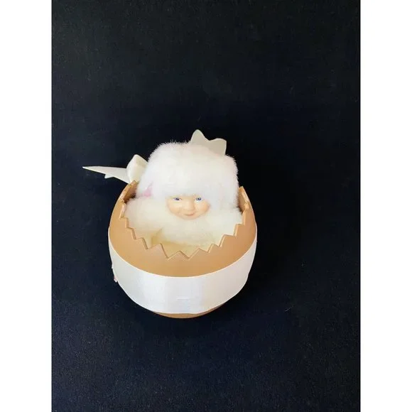 Anne Geddes Baby Bunny in Easter Egg No F714651 Caucasian Collectable Vntg 2000 - Picture 4 of 12